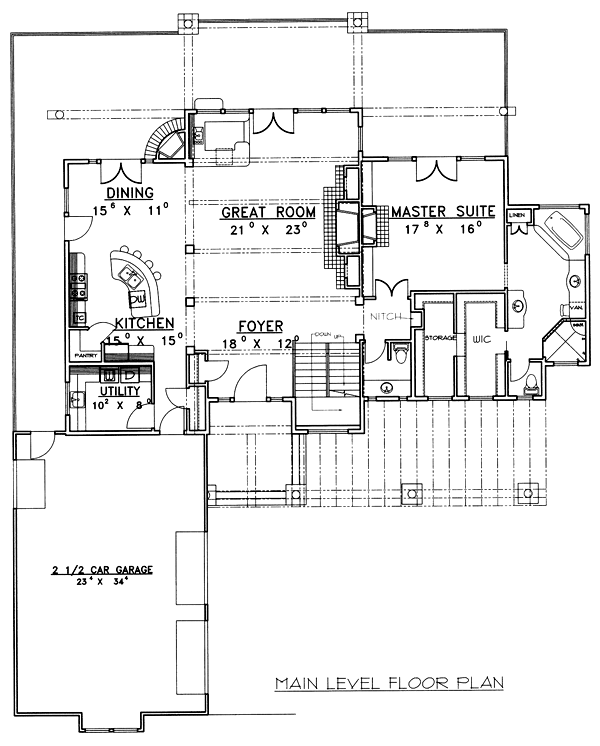 Traditional Level One of Plan 86782