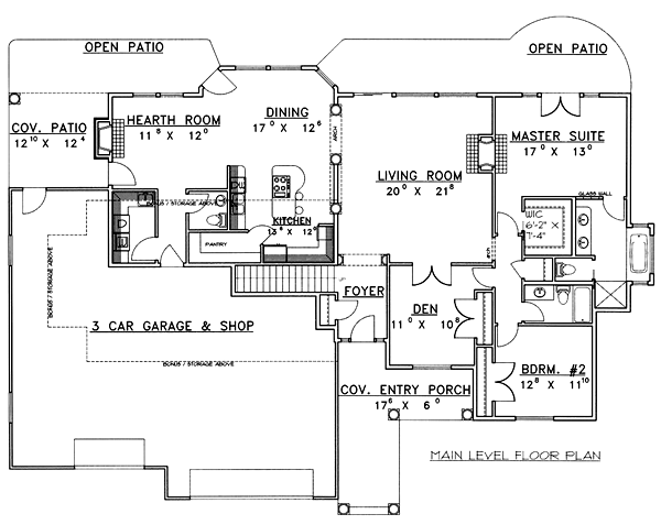 Traditional Level One of Plan 86786