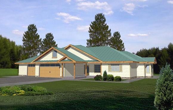 House Plan 86786 Elevation