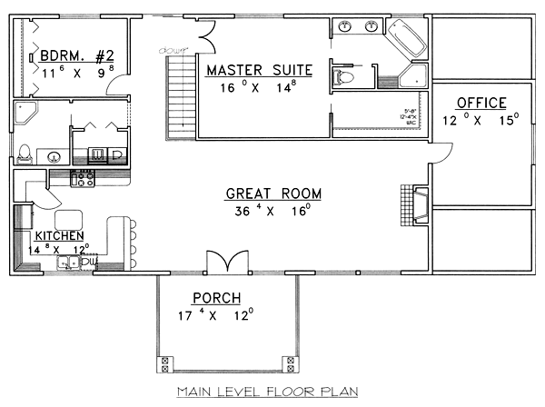 Traditional Level Two of Plan 86792