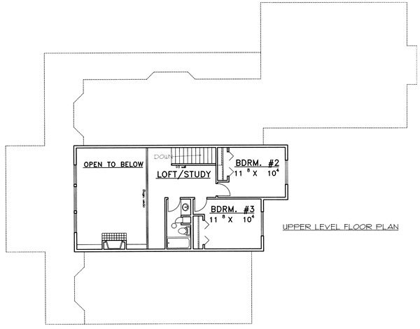 Traditional Level Two of Plan 86795