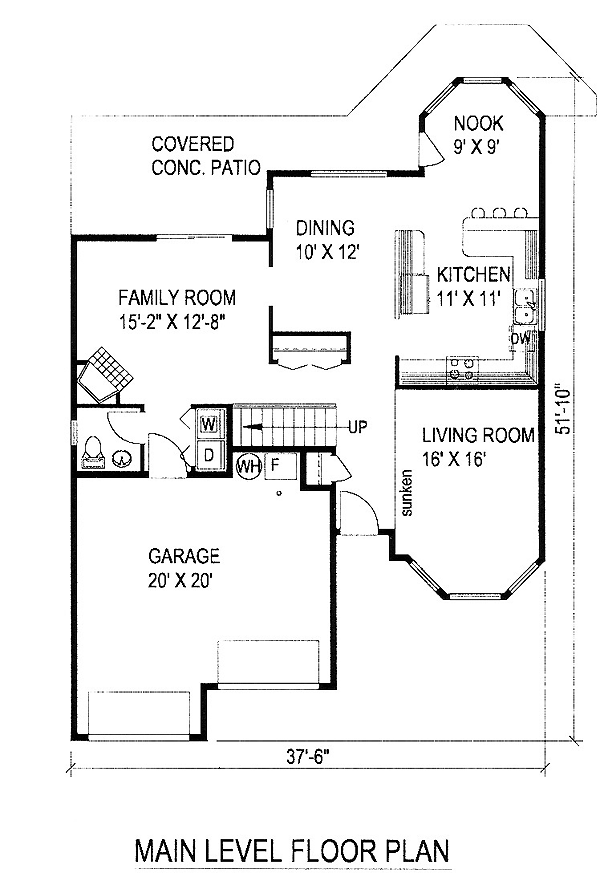 Traditional Level One of Plan 86796