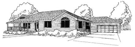 Traditional Elevation of Plan 86804