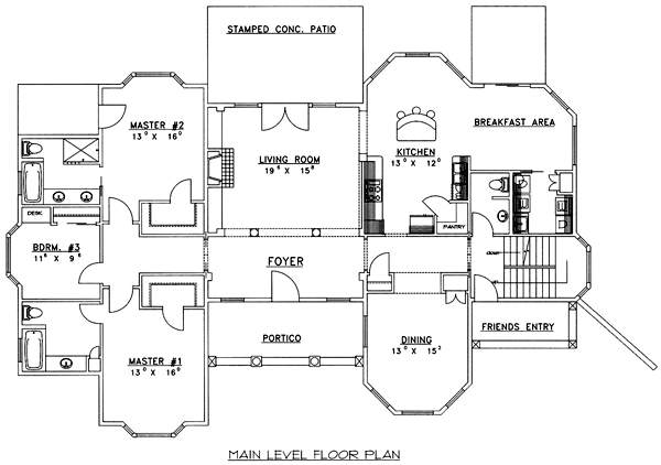 Victorian Level One of Plan 86811