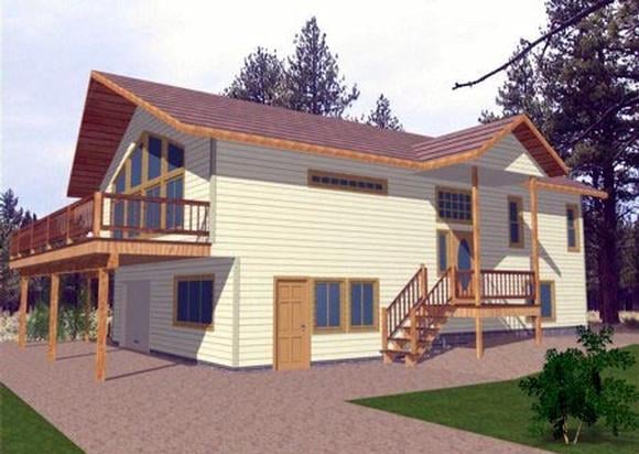 House Plan 86821 Elevation