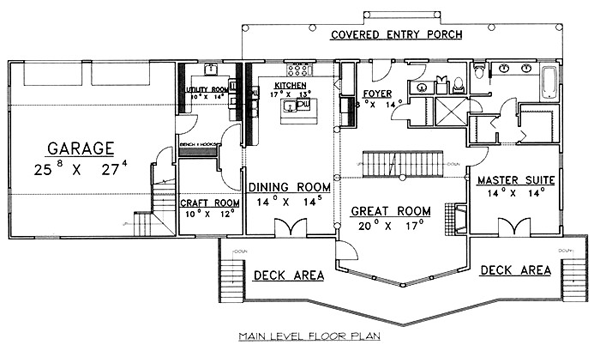 Traditional Level One of Plan 86823