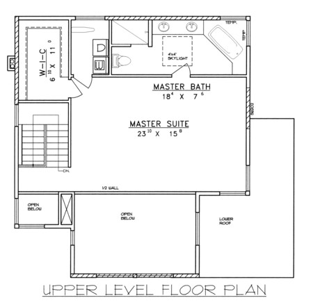 Contemporary Level Two of Plan 86825