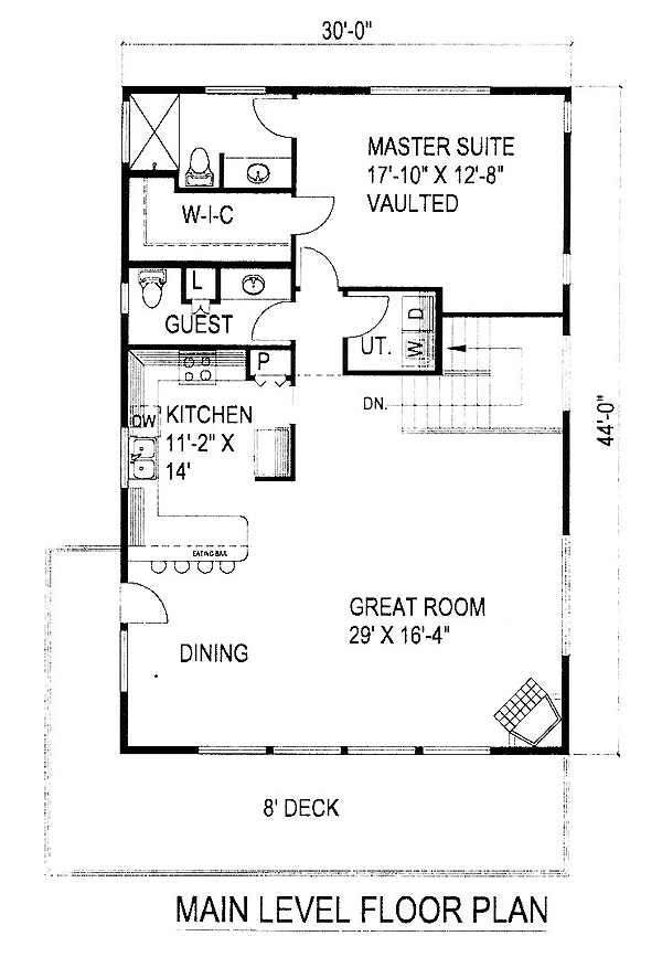 Contemporary Level One of Plan 86828