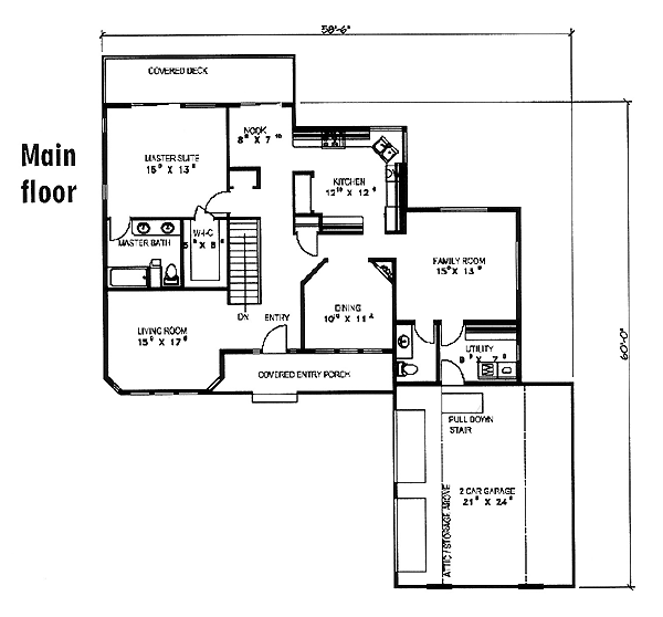 Traditional Level One of Plan 86829
