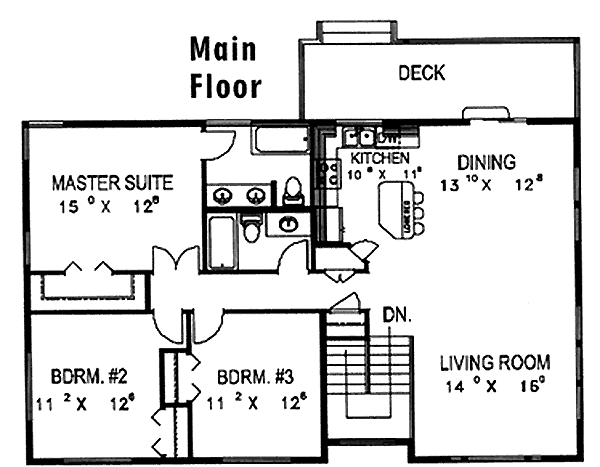 Traditional Level One of Plan 86830