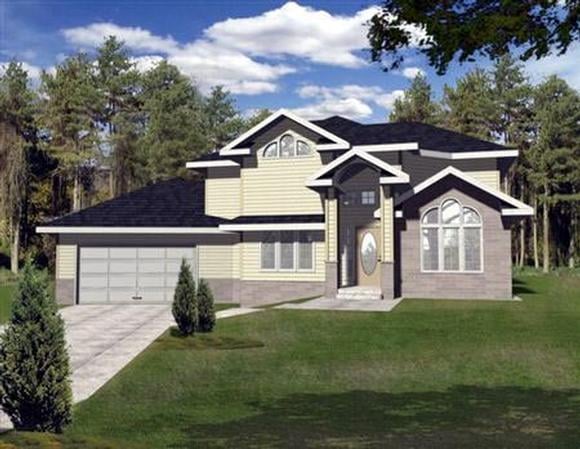 House Plan 86838 Elevation