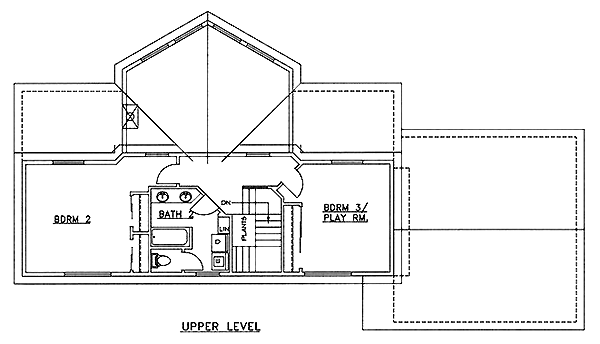 Contemporary Level Two of Plan 86845