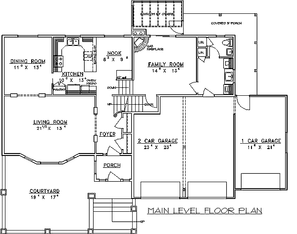 Traditional Level One of Plan 86848
