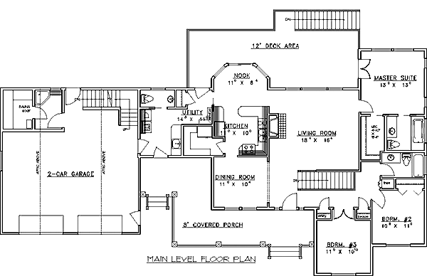 Craftsman Level One of Plan 86849