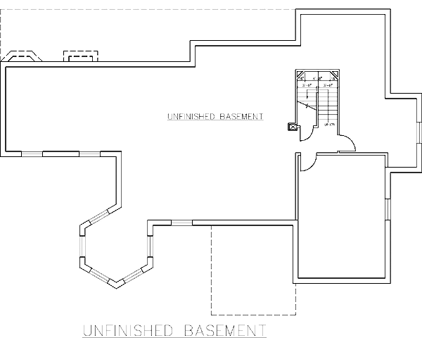 Victorian Lower Level of Plan 86852
