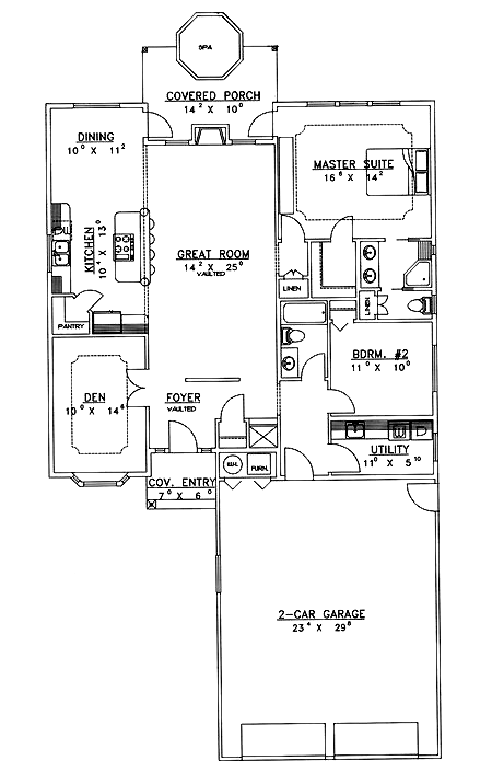 Traditional Level One of Plan 86853