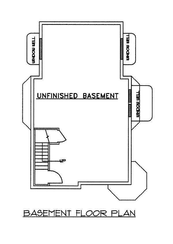 Victorian Lower Level of Plan 86861