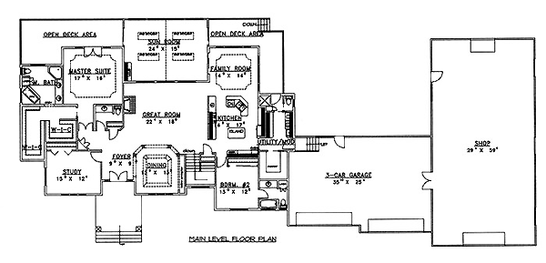 Contemporary Level One of Plan 86863