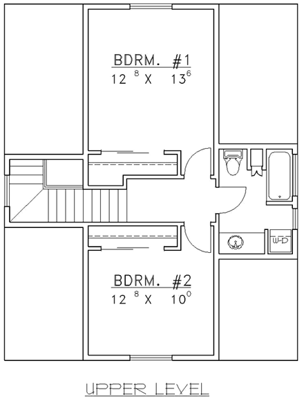 Garage Plan 86864 - 2 Car Garage Apartment Second Level Plan