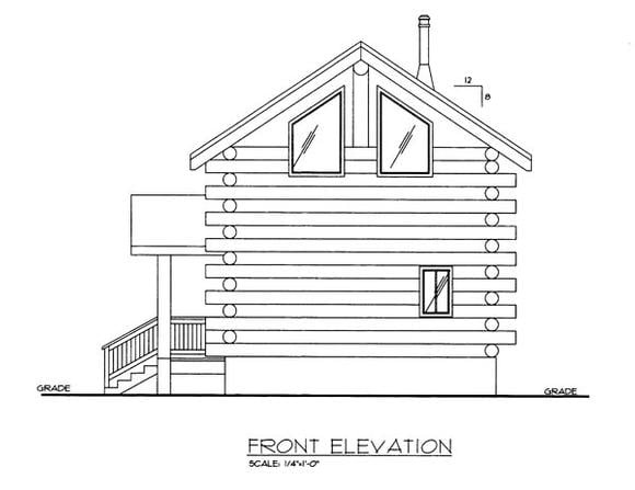 House Plan 86870 Elevation