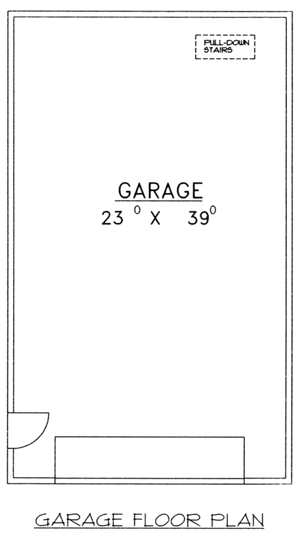 Garage Plan 86891 - 4 Car Garage First Level Plan