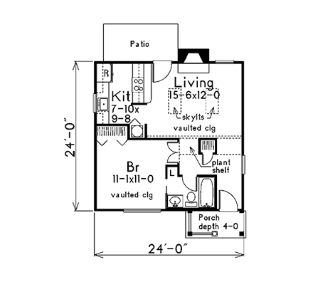 House Plan 86901 First Level Plan