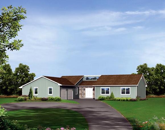 House Plan 86923 Elevation