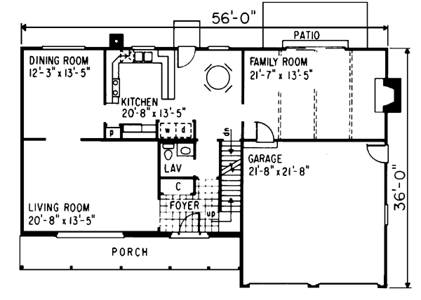 Traditional Level One of Plan 86929