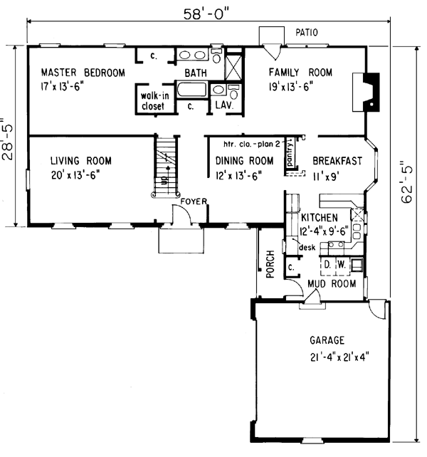 Traditional Level One of Plan 86930