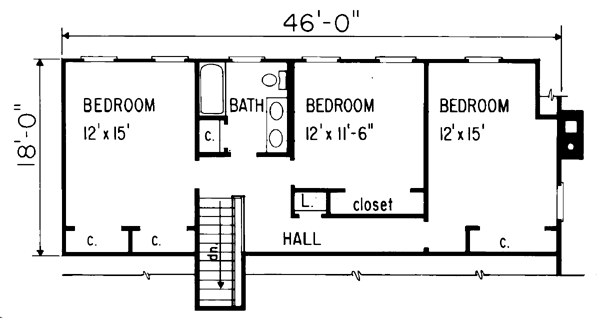 Traditional Level Two of Plan 86930