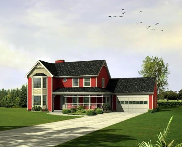 House Plan 86931 Elevation