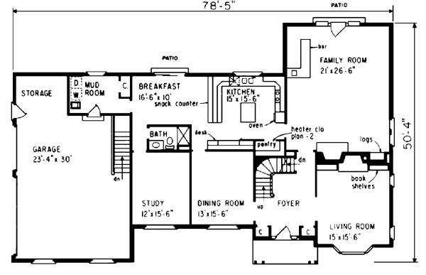 Craftsman Level One of Plan 86935