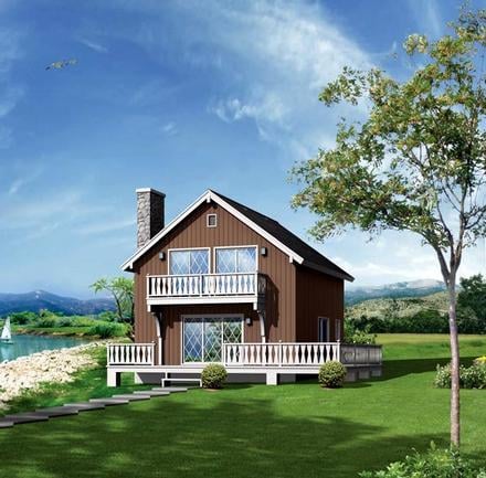 House Plan 86943 Elevation