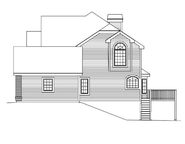 Traditional Plan with 2614 Sq. Ft., 4 Bedrooms, 3 Bathrooms, 2 Car Garage Picture 3