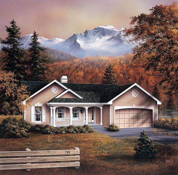 House Plan 86959 Elevation