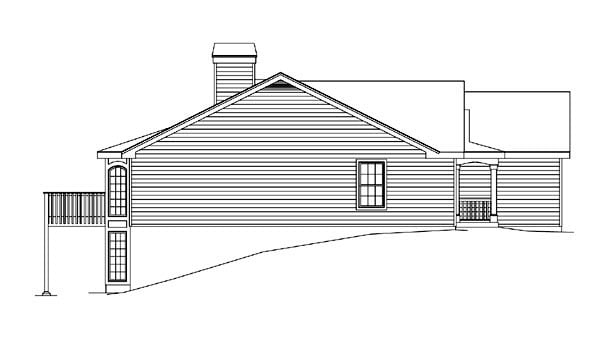 Country, Ranch, Traditional Plan with 2432 Sq. Ft., 3 Bedrooms, 2 Bathrooms, 2 Car Garage Picture 2