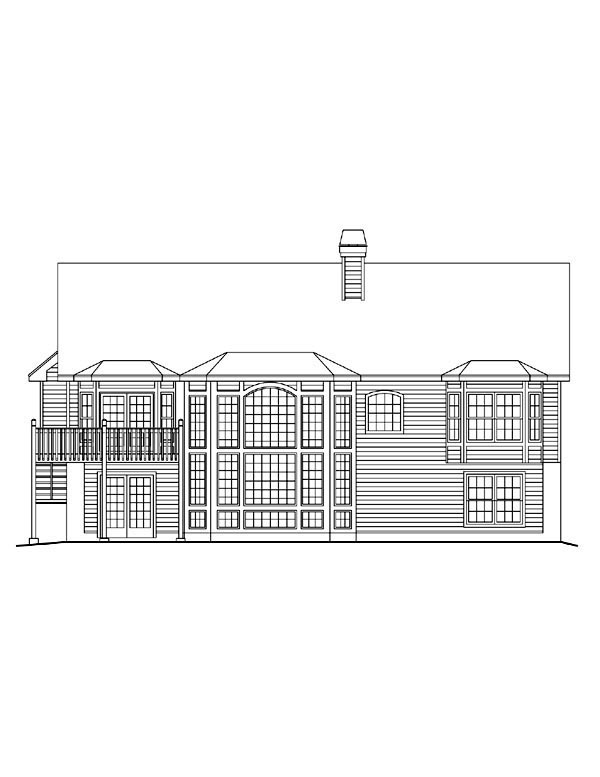 Country, Ranch, Traditional Plan with 3261 Sq. Ft., 4 Bedrooms, 3 Bathrooms, 2 Car Garage Picture 4