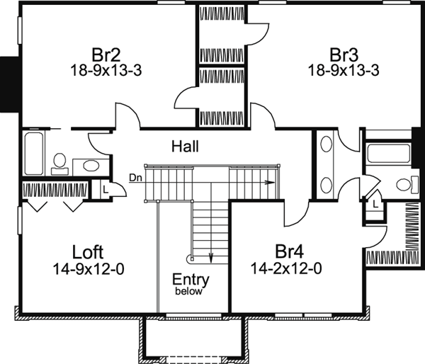 Traditional Level Two of Plan 86963