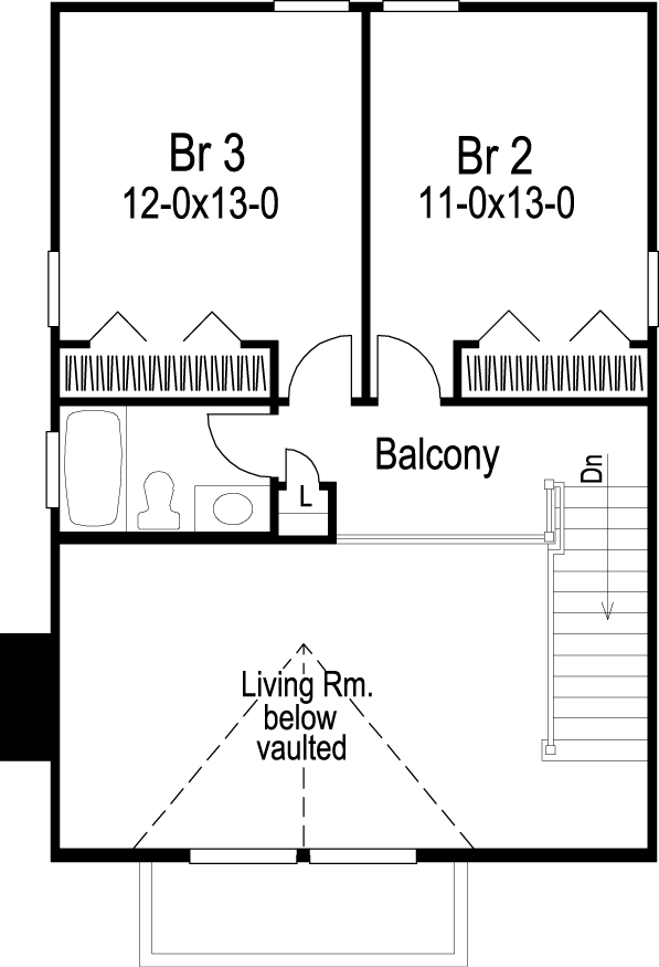 Contemporary Level Two of Plan 86972