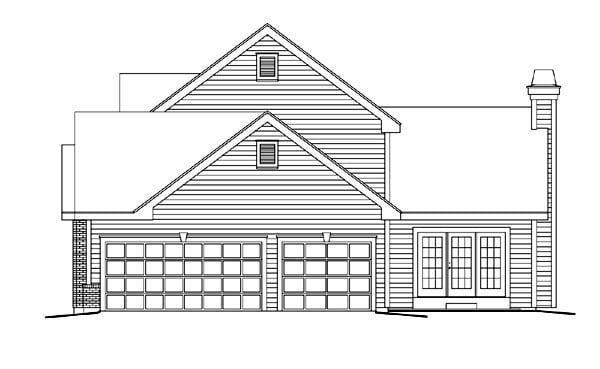 Plan 86984 | Traditional Style with 4 Bed, 3 Bath, 2 Car Garage