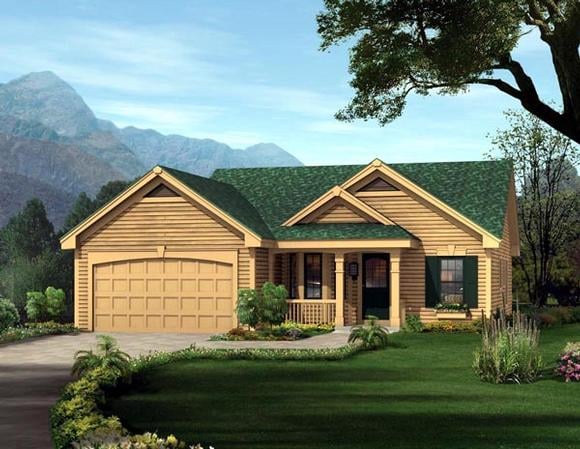 House Plan 86992 Elevation