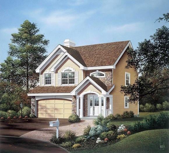 House Plan 86994 Elevation