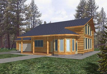 House Plan 87001 Elevation