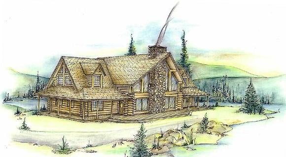 House Plan 87005 Elevation