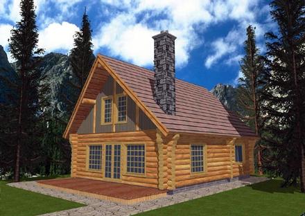 Log Elevation of Plan 87006