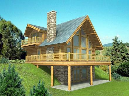 House Plan 87016 Elevation