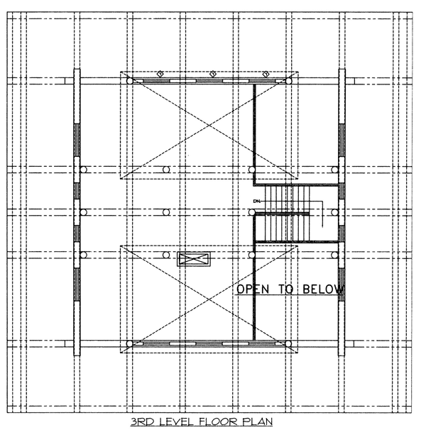 A-Frame Log Level Three of Plan 87037