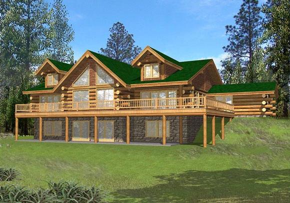 House Plan 87045 Elevation