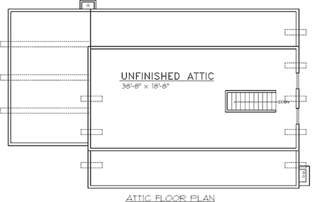 House Plan 87062 Third Level Plan