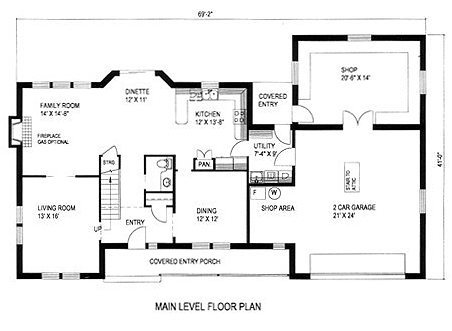 Traditional Level One of Plan 87076